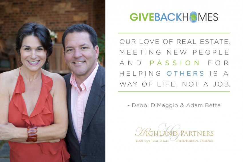 Giveback Homes Debbi DiMaggio and Adam Logo